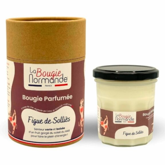 Bougie parfumée 30h / Figue de Solliès - La Bougie Normande