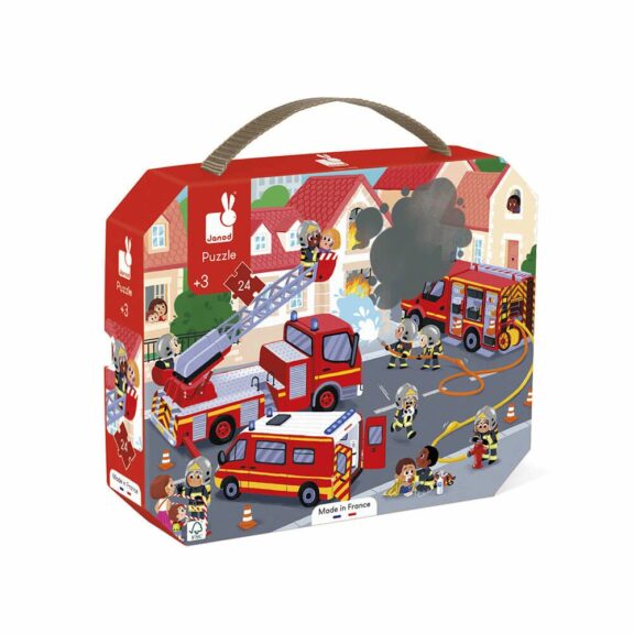 Puzzle Pompiers / 24 pièces (3-5 ans) - Janod