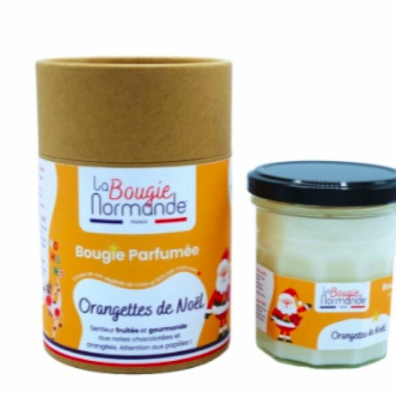 Bougie parfumée 30h / Orangettes de Noël - La Bougie Normande